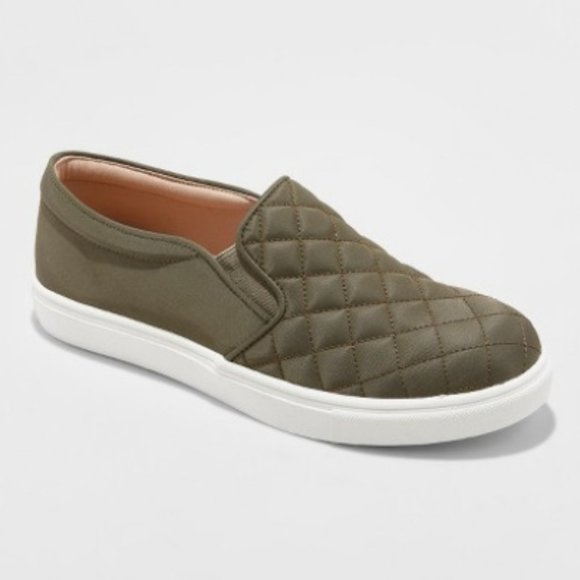 a new day Shoes - A New Day Reese Quilted Sneakers Low Top Slip On